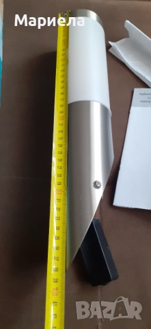 Лампа неръждаема стомана , снимка 2 - Лампи за стена - 52687035