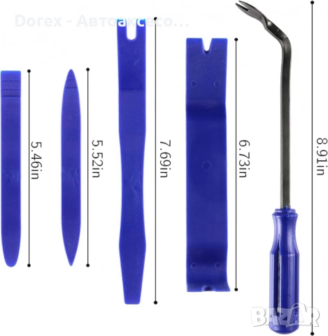 Комплект 5 части инструменти за сваляне на кори, щипки и др., снимка 5 - Аксесоари и консумативи - 53899658
