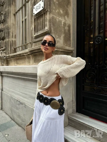 Изчистена дамска блуза , снимка 3 - Блузи с дълъг ръкав и пуловери - 50452345