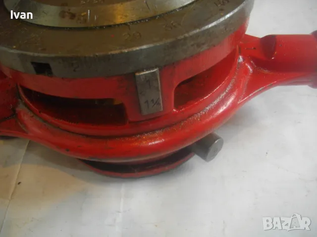 VIRAX Type 45 ПРОФИ РЪЧНА ЩАНЦА РЕЗБОНАРЕЗНА МАШИНА ЗА ДЯСНА И ЛЯВА РЕЗБА НА ТРЪБИ ДО 1 1/4" , снимка 12 - Други инструменти - 49668408