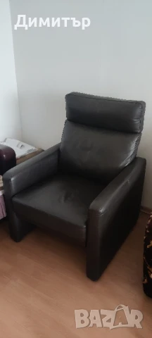 Фотьойл кожа, снимка 3 - Столове - 51228611