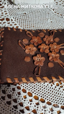 Подвързия за тефтерче от естествена кожа, снимка 6 - Други ценни предмети - 53515071