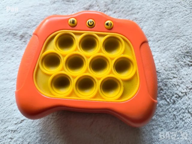 Игра pop it, Електронна, Сензорна, Оранжев, снимка 1