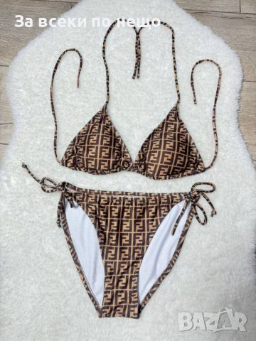 Дамски бански 2 части Louis Vuitton👙Chanel👙Fendi👙Burberry Код D206, снимка 4 - Бански костюми - 46433646