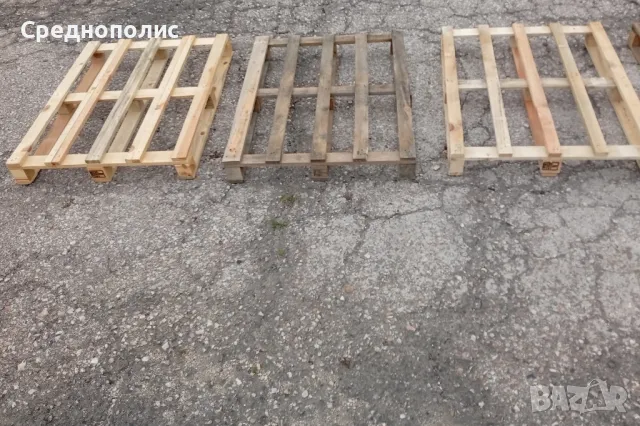 7 бр. палети с размери- 100cm/80cm и височина 13cm