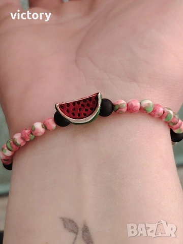 Гривна 🍉 Summer Blush, снимка 3 - Гривни - 54186115