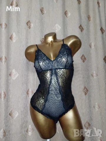 Buch S Черно еластично боди , снимка 3 - Бельо - 50556086