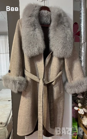 Елегантно зимно палто, снимка 6 - Палта, манта - 51419405