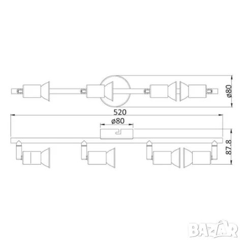 Спот Jess, GU10 1 x 50W, снимка 1 - Лампи за таван - 48911435