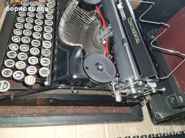 Стара пишеща машина Continental, снимка 3 - Антикварни и старинни предмети - 50032913