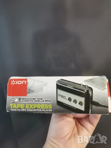 Walkman конвертор на аналогов към цифров аудиозапис ION TAPE EXPRESS TAPE-TO-MP3-CONVERTER/PLAYER, снимка 5 - MP3 и MP4 плеъри - 52595983