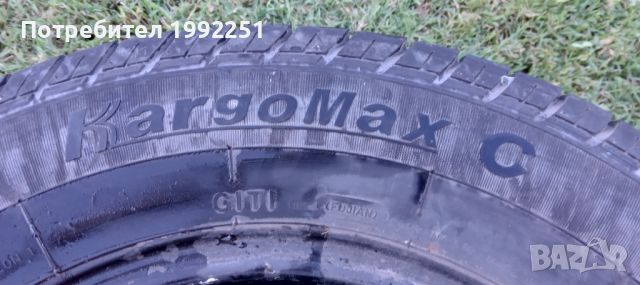 2бр. летни бусови гуми 165R13C 8PR 96/94N. GT Radial Kargo MaxC. DOT 0510. 5.5мм дълбочина на шаркат, снимка 5 - Гуми и джанти - 46504913