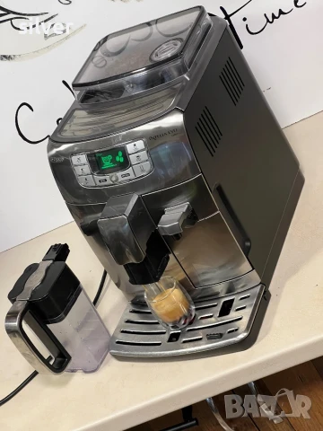 Кафемашина кафе автомат Saeco intelia evo Latte + с гаранция, снимка 6 - Кафемашини - 51099702