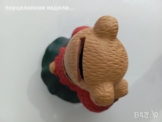 Стара касичка мече керамика, снимка 5 - Антикварни и старинни предмети - 52690136