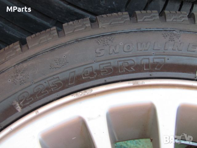 БМВ Е46 Оригинални Джанти Стайл 73 17 цола 7 Бр. 36116753816  E46 330xi BMW LA wheel radial spoke 73, снимка 12 - Гуми и джанти - 46263061