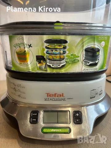 Уред за готвене на пара Tefal VitaCuisine Compact, снимка 5 - Фритюрници - 48684137