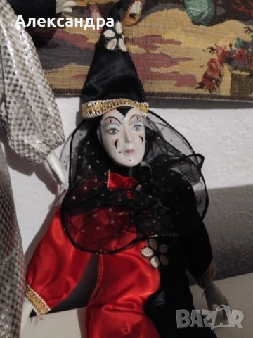 Колекция кукли  "Арлекин" от порцелан, снимка 5 - Колекции - 53130920