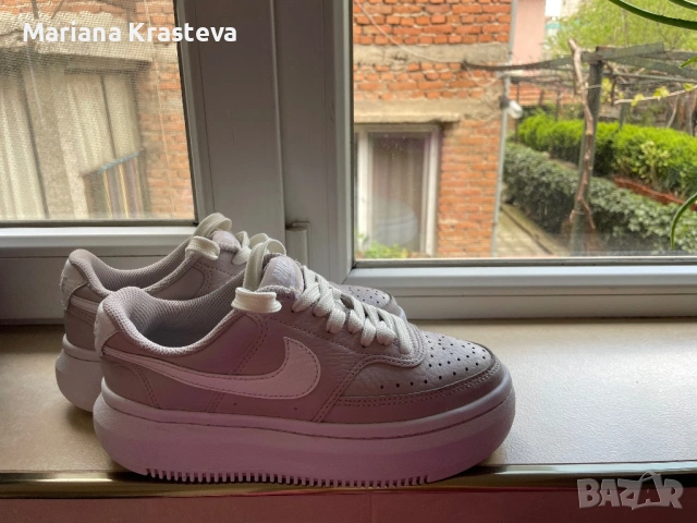  Nike Court Vision Alta Leather, снимка 6 - Детски маратонки - 54264802
