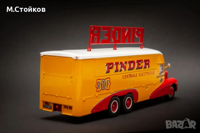 Генераторен камион Bernard 28 Pinder Circus 1951г мащаб 1/43, снимка 10 - Колекции - 52777205