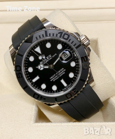 Rolex Yacht-Master 42mm White Gold Black Dial Ceramic Automatic Различни Варианти, снимка 3 - Мъжки - 54060835
