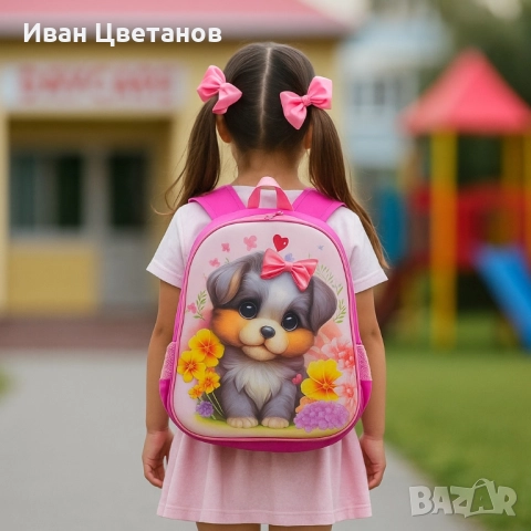 Детски ранички с цветни герои – стил и удобство за училище и игри, снимка 6 - Раници - 51619162