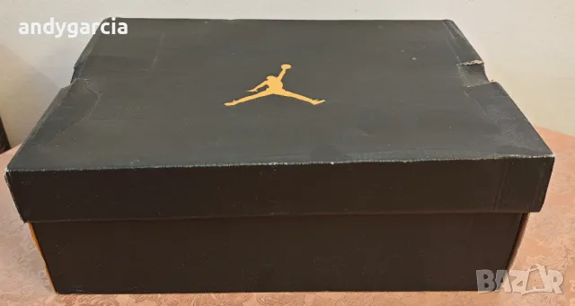 Nike Air Jordan 11 CMFT Low Black Gold 47.5 номер 31см стелка чисто нови, снимка 2 - Маратонки - 48742065