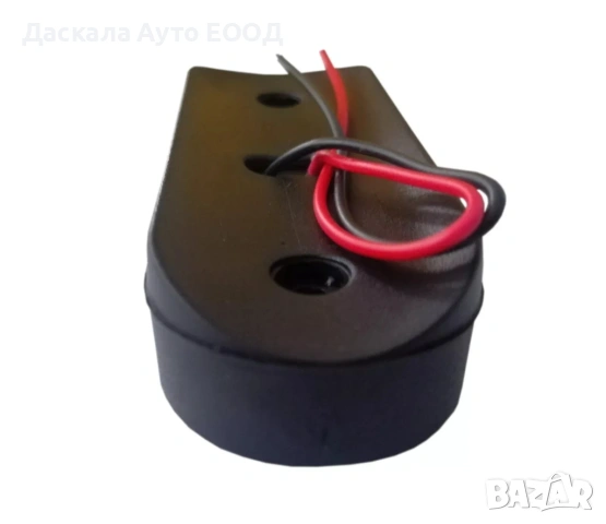 1бр. ЛЕД LED габарит ОПУШЕН, оранжев с 4 диода за ролбар - с извит гръб, smoked , 12-24V, снимка 6 - Части - 53665739