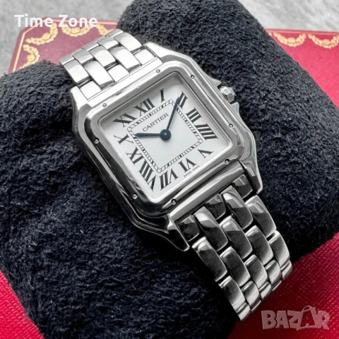 Cartier Panthere 30mm x 22mm Steel Swiss Quartz Movement Дамски, снимка 3 - Дамски - 54045448