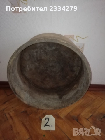 Стари дървени съдове, крини за зърно и сита за брашно и други. , снимка 9 - Антикварни и старинни предмети - 52320068