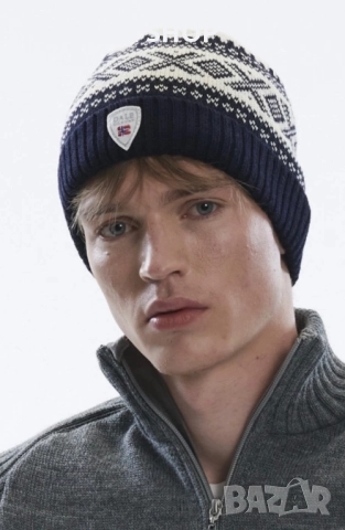 Зимна шапка DALE OF NORWAY 100 % вълна, снимка 2 - Шапки - 52792997