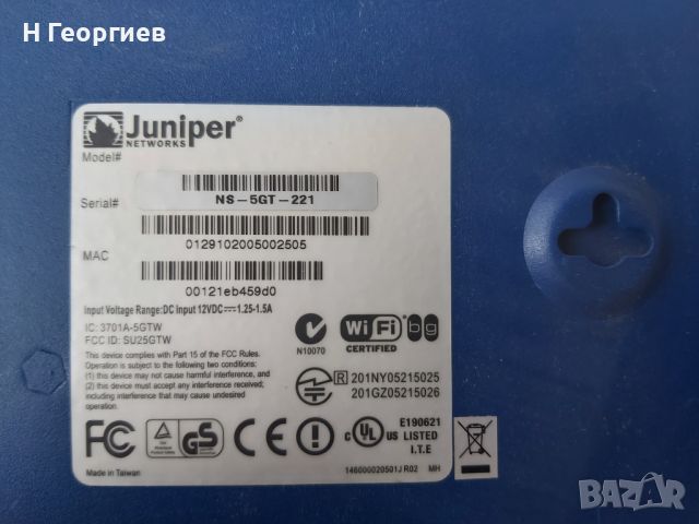 Juniper Netscreen ns5gt firewall, снимка 5 - Рутери - 46614269