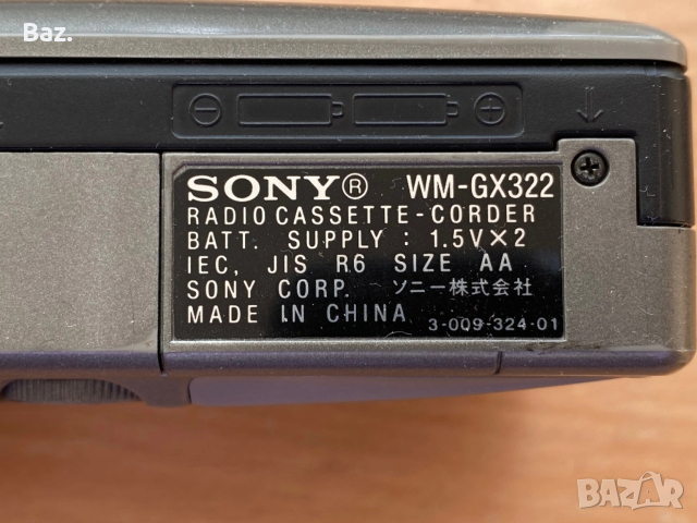 SONY  WALKMAN  WM-GX322   FM  /AM  stereo recording, снимка 5 - Аудиосистеми - 53665608