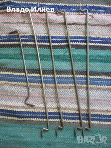 Колчета  7 броя  и рейки 5 броя за палатка нови военни неупотребявани, снимка 6 - Палатки - 32673399