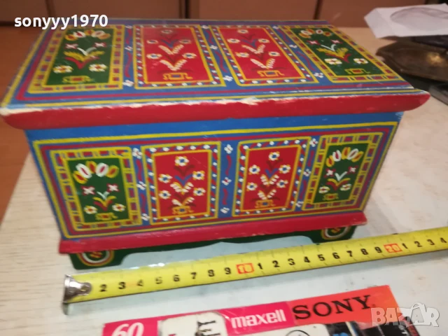 КРАСИВА ДЪРВЕНА КУТИЯ 1708251752, снимка 3 - Антикварни и старинни предмети - 51394461