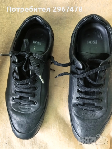 Маратонки "BOSS" кожени , снимка 5 - Маратонки - 52866572