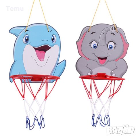 Баскетболен кош за деца с различни животни / Вариант: Слон, Делфин, снимка 5 - Други - 46453522