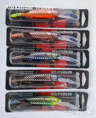 Воблери за тролинг Bandit generator deep, снимка 2 - Такъми - 52257838