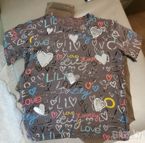 дамски сет дънки и блуза 44 размер , снимка 4 - Дънки - 51803350