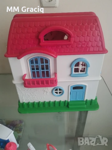 Пластмасова къща за кукли , снимка 6 - Кукли - 51318086