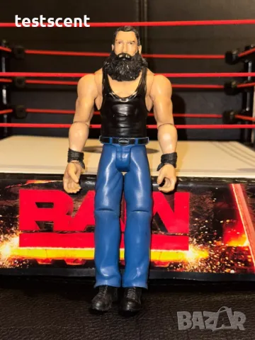 Екшън фигура WWE Luke Harper Brodie Lee mattel figure играчка AEW black, снимка 9 - Колекции - 48386447