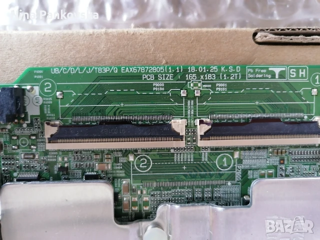 EAX67872805 LG43UK6200, снимка 2 - Части и Платки - 51141831