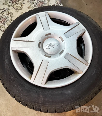 4бр КОМПЛЕКТ ЗИМНИ ГУМИ 14 ЦОЛОВИ СТОМАНЕНИ ДЖАНТИ и ТАСОВЕ FORD 185 65 14 Orium 601 185/65/14 R14, снимка 3 - Гуми и джанти - 50857711