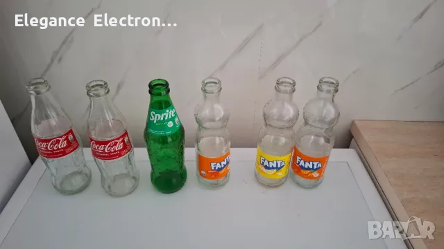 44 Бр Стъклени бутилки от Coca Cola Fanta, Sprite. , снимка 1