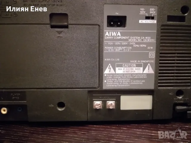 Aiwa CA-W30, снимка 7 - Радиокасетофони, транзистори - 47123502