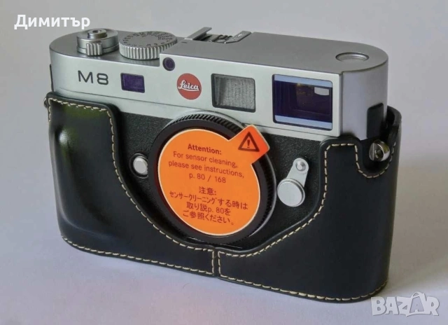 Дигитален фотоапарат Leica M8 с обектив и филтър, снимка 6 - Фотоапарати - 53876126