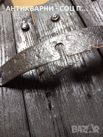 Комплект Стари Ръчно Изработени Стенни Лампи От Старо Дъбово Буре. , снимка 10 - Антикварни и старинни предмети - 52841377