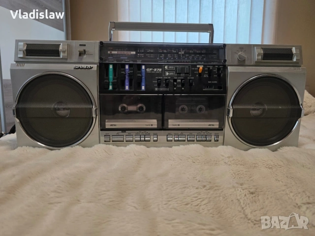 Ретро Легенда Sharp GF-575 - Винтидж Бумбокс (1982), снимка 8 - Други ценни предмети - 53404504