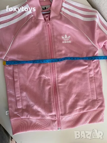 adidas Спортен екип SST TRACKSUIT, 110 см, розов, снимка 12 - Детски анцузи и суичери - 49422041