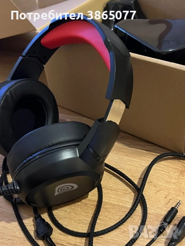 🎧 Игрални слушалки Genesis Neon 200 с микрофон – в идеално състояние!, снимка 2 - Слушалки и портативни колонки - 52807577