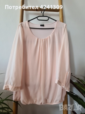 Розова ефирна блуза Sixth sense, с широк ръкав 7/8